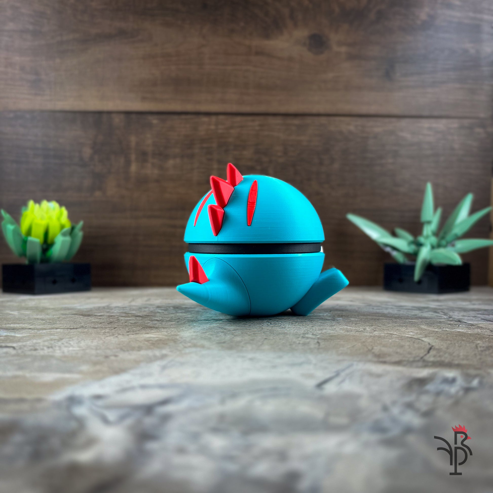 #0158 - Totodile Inspired Monster Ball