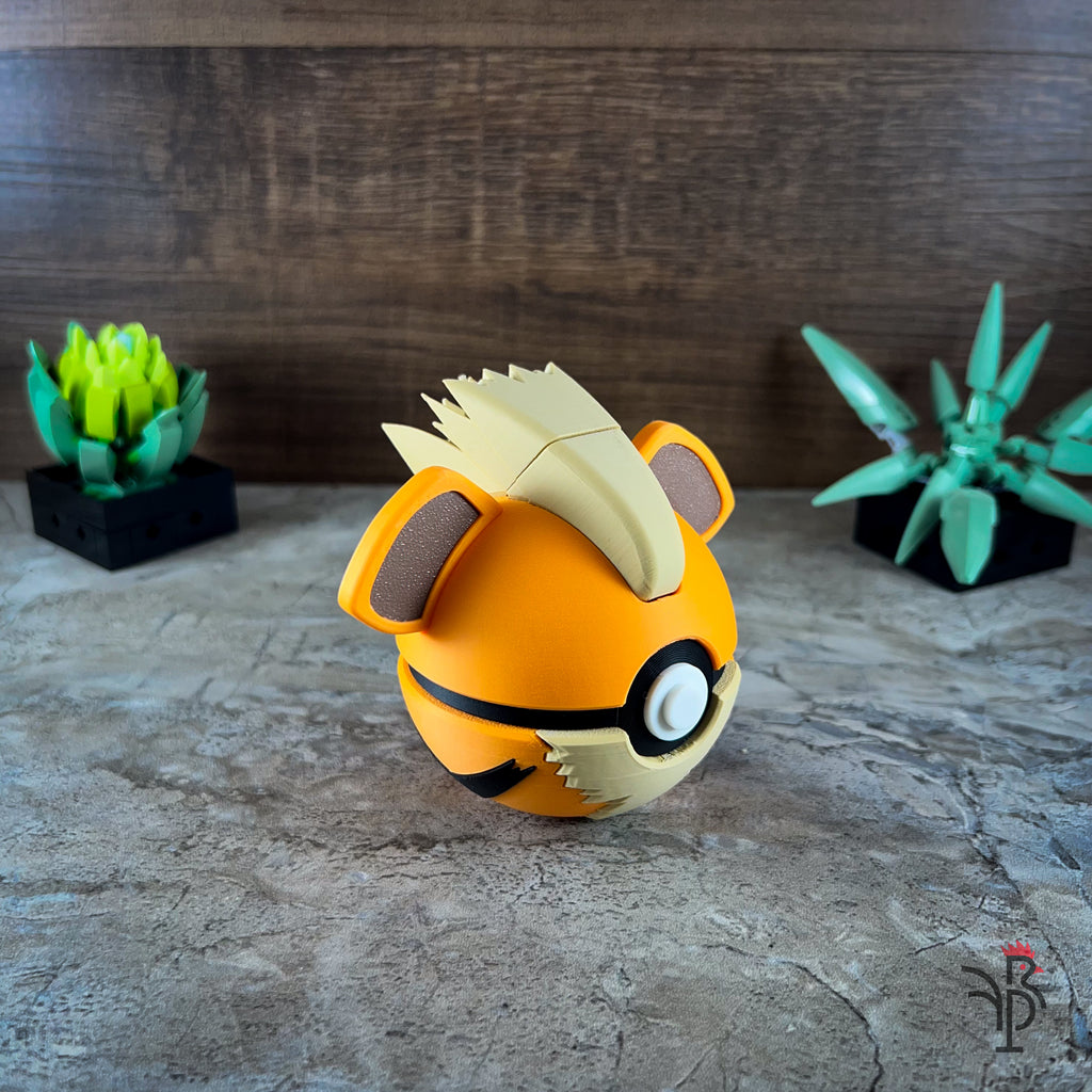 #0058 - Growlithe Inspired Monster Ball