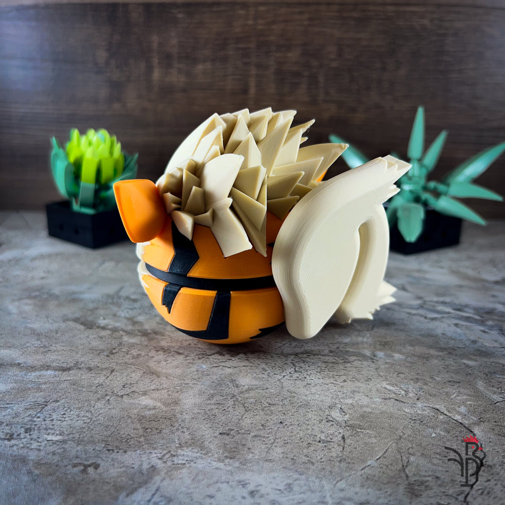 #0059 - Arcanine Inspired Monster Ball