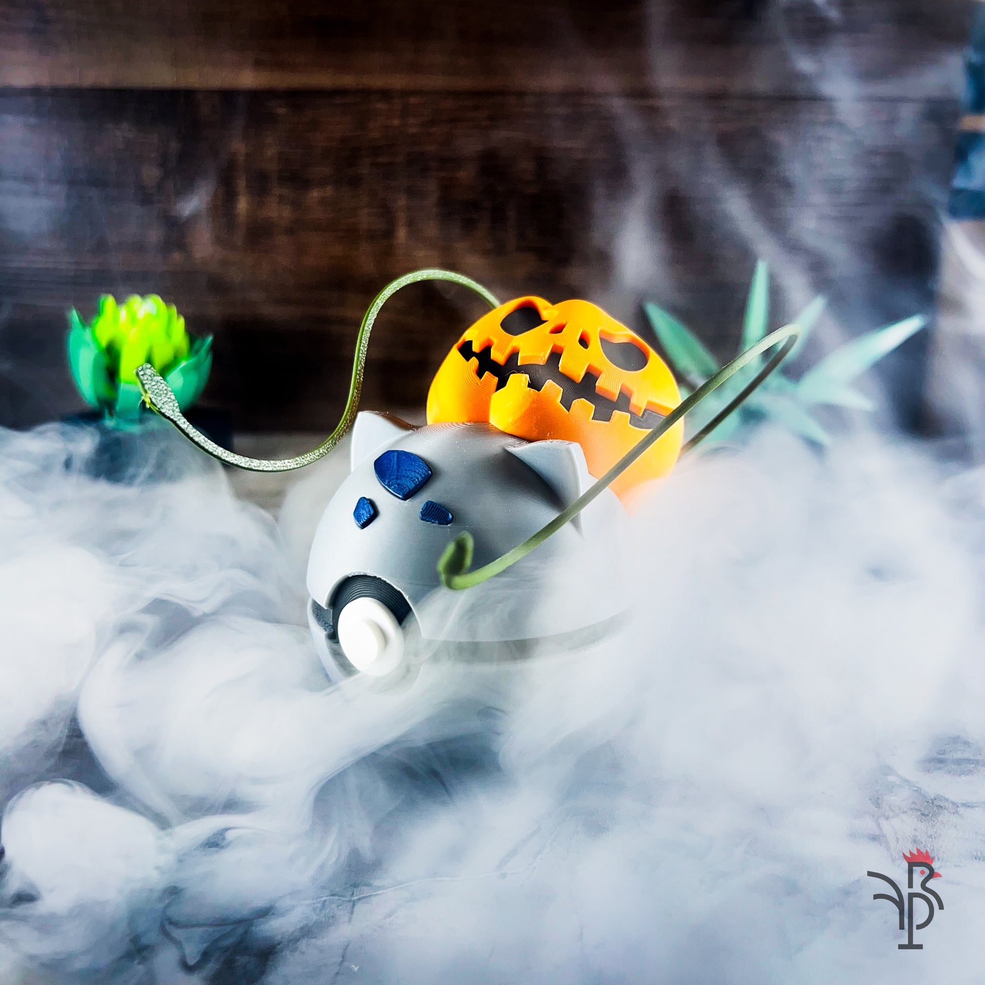 #0001 - Bulbasaur Halloween Inspired Monster Ball