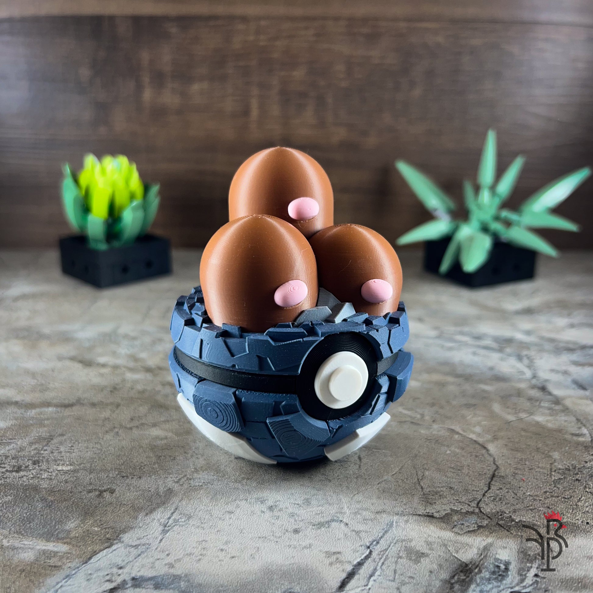 #0051 - Dugtrio Inspired Monster Ball