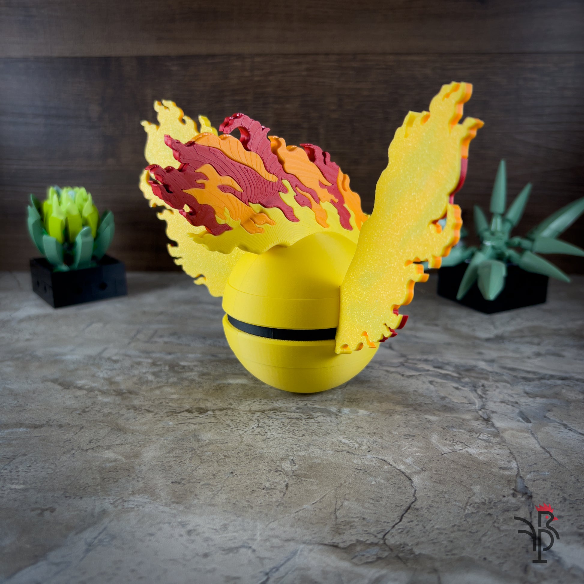Moltres-Inspired Monster Ball