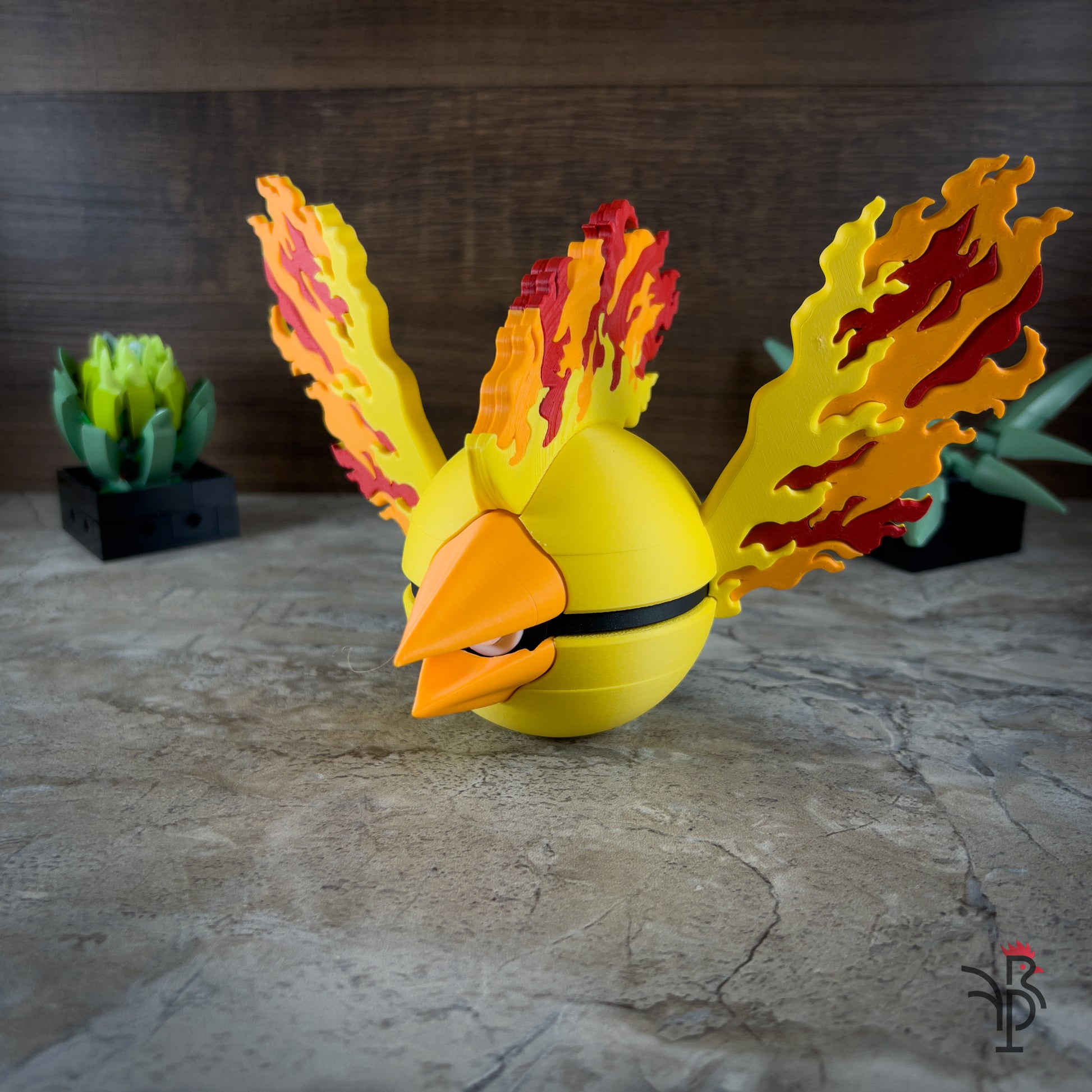 Moltres-Inspired Monster Ball