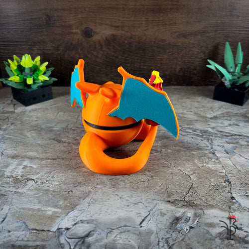 Charizard-Inspired Monster ball Figure